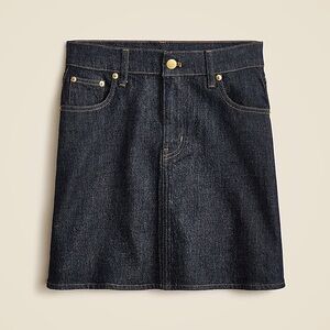 J. Crew Dark Denim Mini Skirt